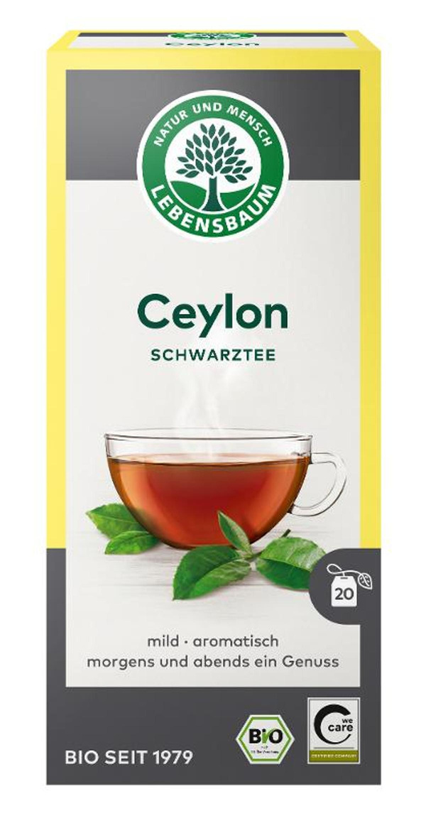 Produktfoto zu Ceylon Schwarztee 20 Beutel