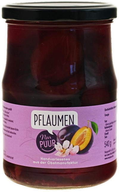 Produktfoto zu Pflaumen 540g