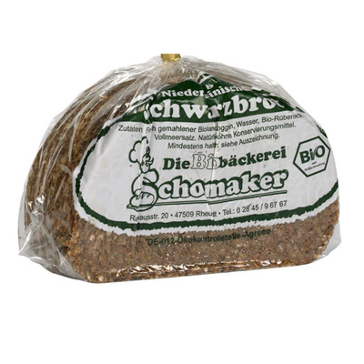 Produktfoto zu Niederrheinisches Schwarzbrot 500g, geschnitten