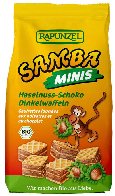 Produktfoto zu Samba Minis Waffeln 100g