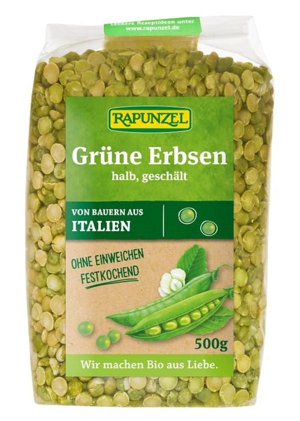 Produktfoto zu Grüne Erbsen 500g