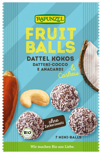 Produktfoto zu Fruit-Balls Dattel-Kokos & Cashew