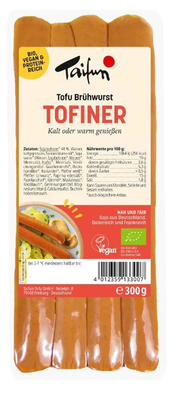 Produktfoto zu Tofu-Wiener 300g (4 Stück)