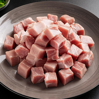 Produktfoto zu Schweinefleisch für Fondue 300g