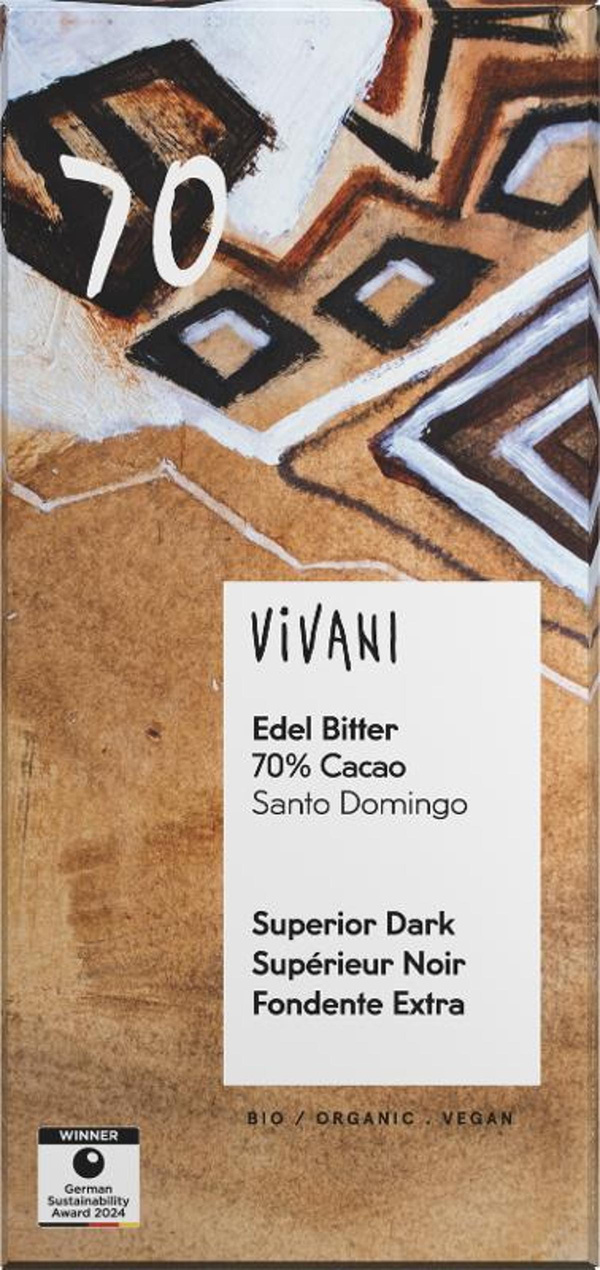Produktfoto zu Edel Bitter 70% Cacao 80g