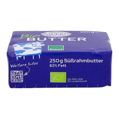 Produktfoto zu Süßrahmbutter 250 g