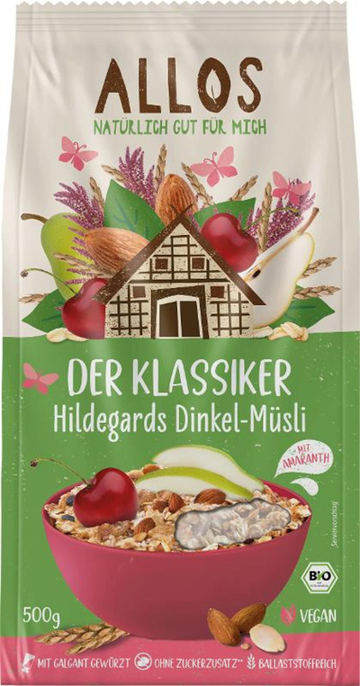 Produktfoto zu Hildegards Dinkel-Müsli 500g