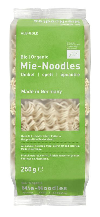 Produktfoto zu Mie Noodles Dinkel 250g