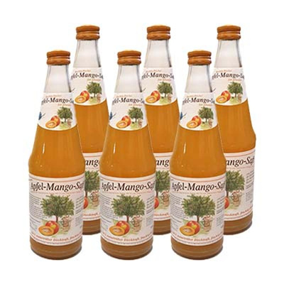 Produktfoto zu Apfel-Mango-Saft, Streuobst (konv.) 6x0,7l