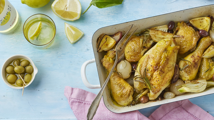 Rezeptbild für Zitronenhähnchen