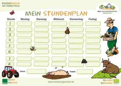 Produktfoto zu Stundenplan