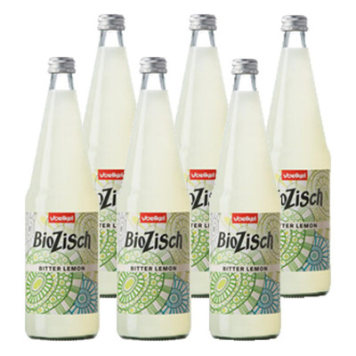 Produktfoto zu [Kasten] BioZisch Bitter Lemon 6x0,7l