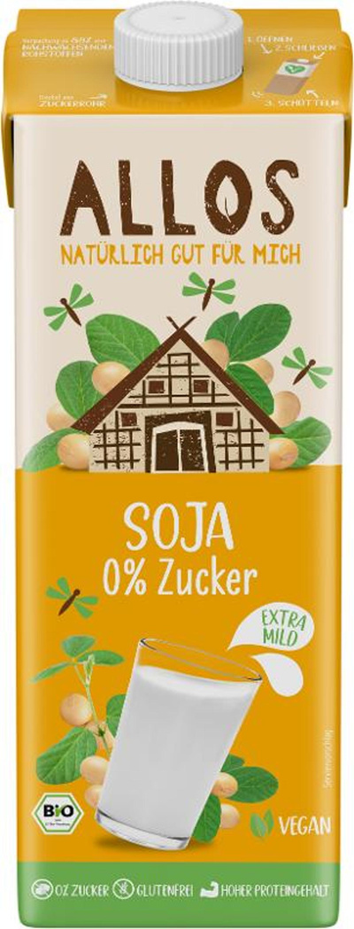 Produktfoto zu Sojadrink Allos 1l