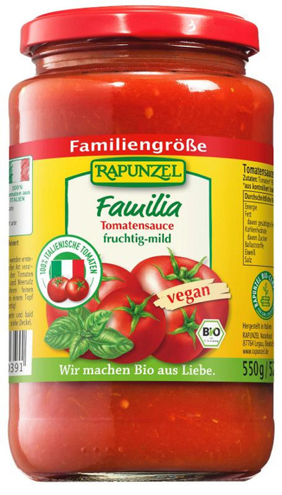 Produktfoto zu Tomatensauce Familia 550g