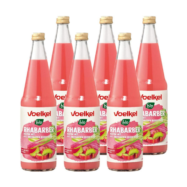 Produktfoto zu Rhabarber Nektar 6x0,7l