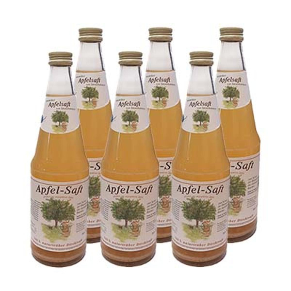 Produktfoto zu Apfelsaft Streuobst (konv.) 6x0,7l