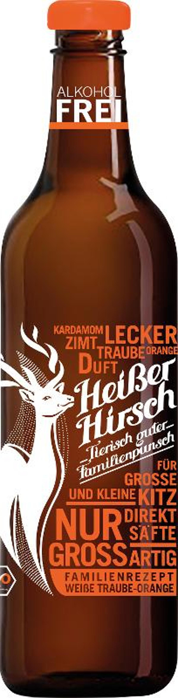 Produktfoto zu Familienpunsch Traube-Orange 0,75l