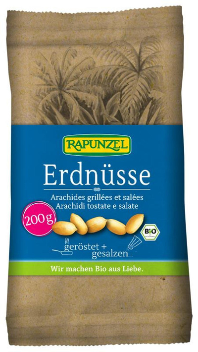 Produktfoto zu Erdnüsse geröstet, gesalzen 200g