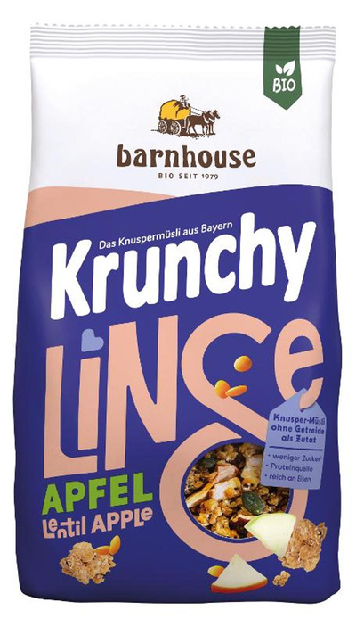 Produktfoto zu Krunchy Linse Apfel 325g
