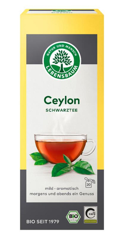 Produktfoto zu Ceylon Schwarztee 20 Beutel