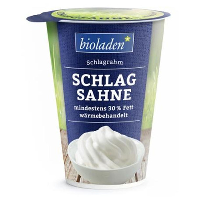 Produktfoto zu Schlagsahne (bioladen) 200g