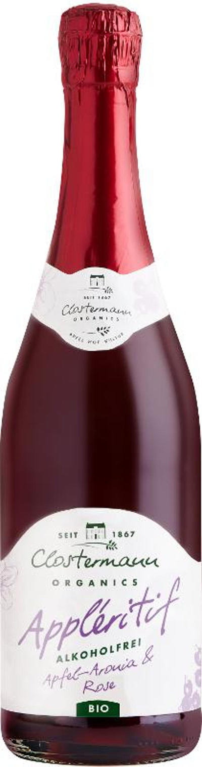 Produktfoto zu Appléritif Apfel-Aronia & Rose 0,75l (alkoholfrei)