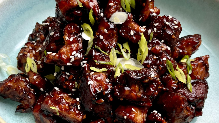 Rezeptbild für Räuchertofu mit Sojasauce