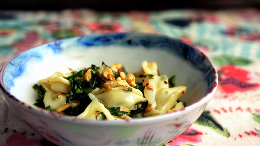 Rezeptbild für Tortelli mit Steinpilz und sahnigem Zuckerhut