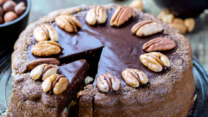 Rezeptbild für Nusskuchen ohne Mehl