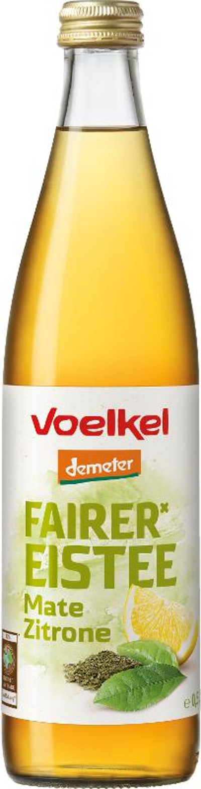 Produktfoto zu Eistee Mate und Zitrone 0,5l