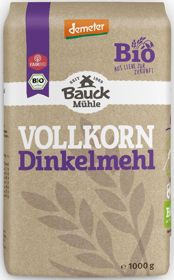 Produktfoto zu Dinkelmehl Vollkorn 1kg