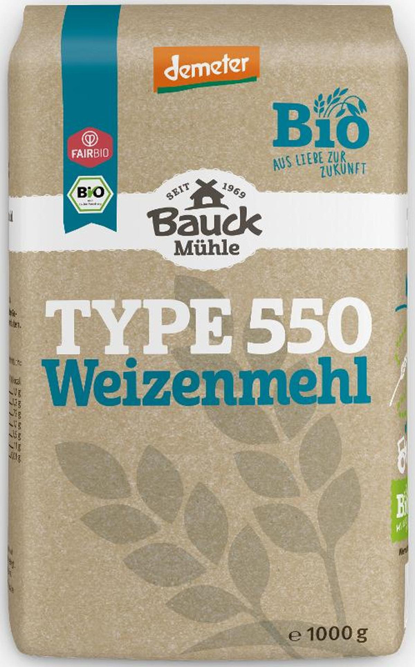 Produktfoto zu Weizenmehl Type 550 1kg
