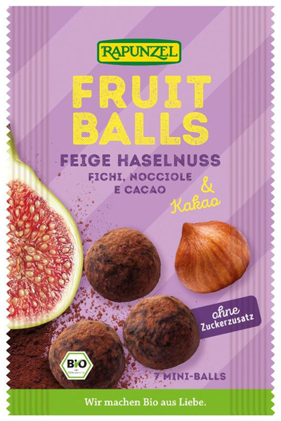 Produktfoto zu Fruit-Balls Feige-Haselnuss & Kakao