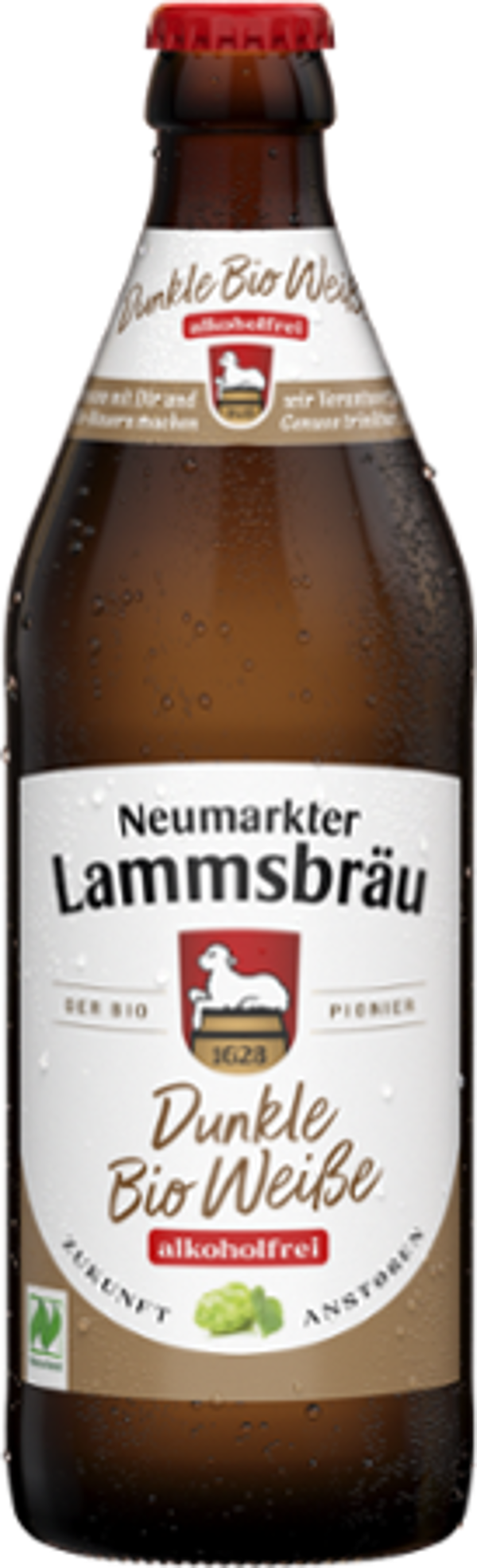 Produktfoto zu Lammsbräu Dunkle Weiße alkoholfrei 0,5l