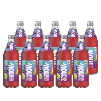 Produktfoto zu now Cassis Lime 10x0,5l