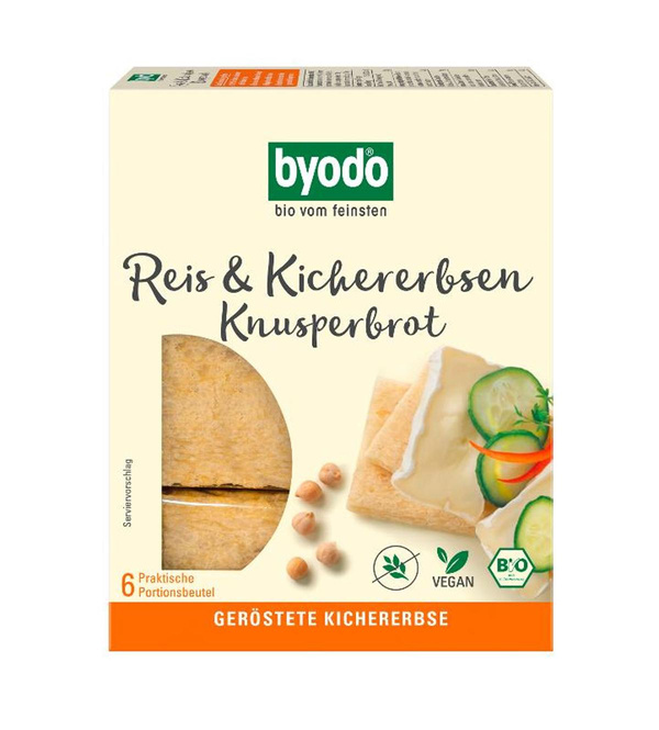 Produktfoto zu Reis & Kichererbsen Knusperbrot glutenfrei 120g
