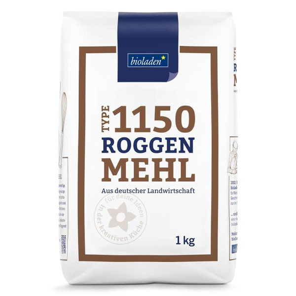 Produktfoto zu Roggenmehl Type 1150 1kg