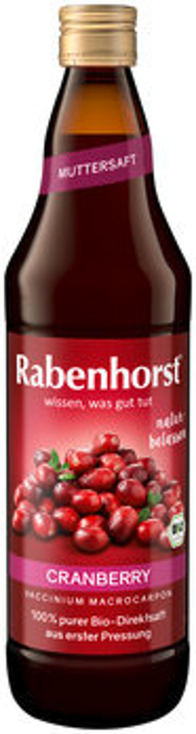 Produktfoto zu Cranberry Muttersaft 0,33l