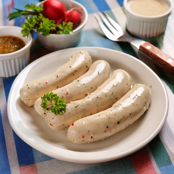 Produktfoto zu Weißwurst, 4 Stück, klein, ca. 300 g