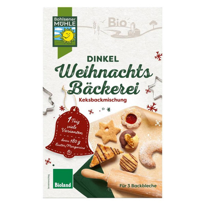Produktfoto zu Dinkel Weihnachtsbäckerei Keks