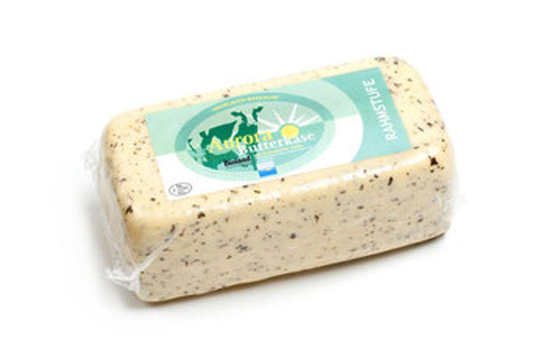 Produktfoto zu Butterkäse Knoblauch-Basilikum