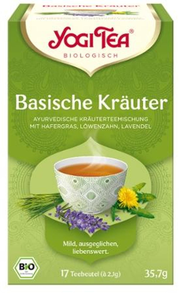 Produktfoto zu Yogi Tea Basische Kräuter 17 Beutel