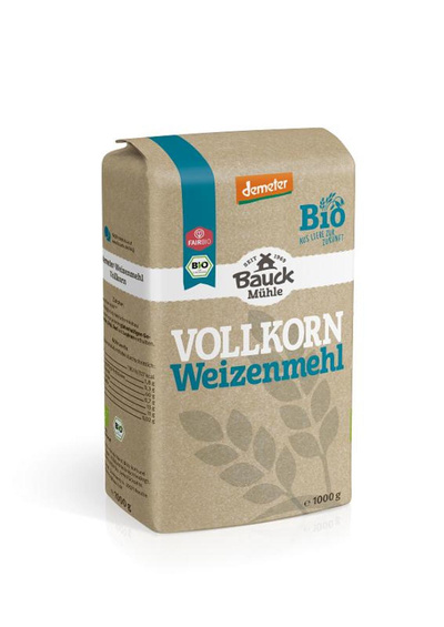 Produktfoto zu Weizenmehl Vollkorn 1kg