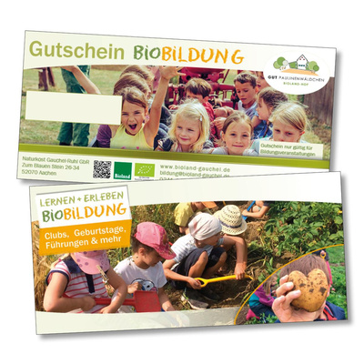Produktfoto zu Gutschein Biobildung