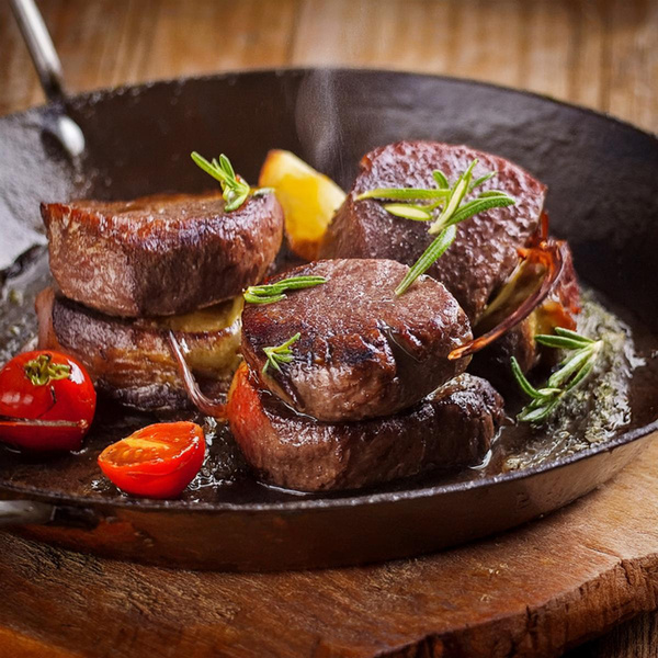 Produktfoto zu Damwildmedaillon_-steak 4 Stück à ca. 100 g