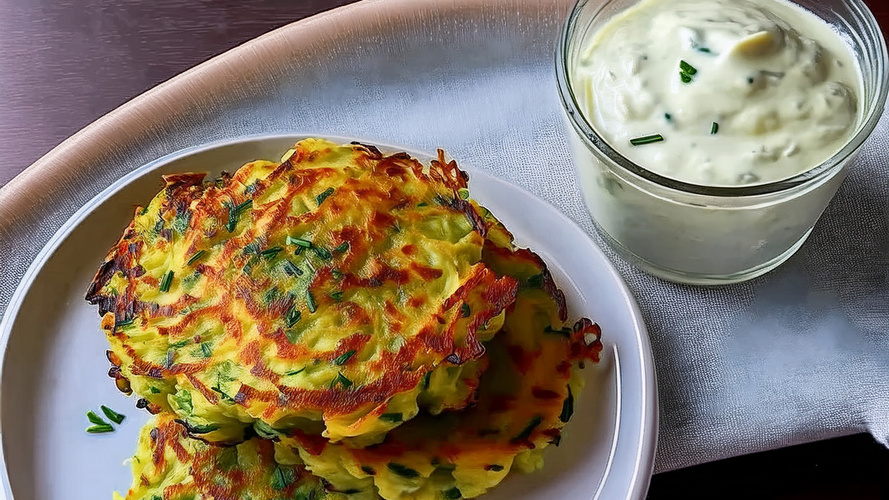 Rezeptbild für Pastinaken-Zucchini-Taler