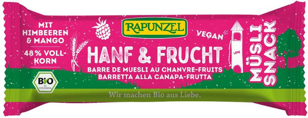 Produktfoto zu Müsli-Snack Hanf-Frucht 50g