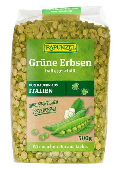 Produktfoto zu Grüne Erbsen 500g