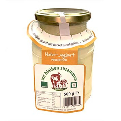 Produktfoto zu Joghurt 3,8% 500g, regional, Mehrweg
