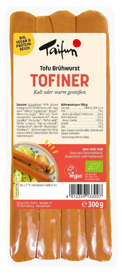 Produktfoto zu Tofu-Wiener 300g (4 Stück)